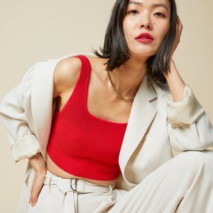 Aritzia Babaton Sculpt Knit Tank